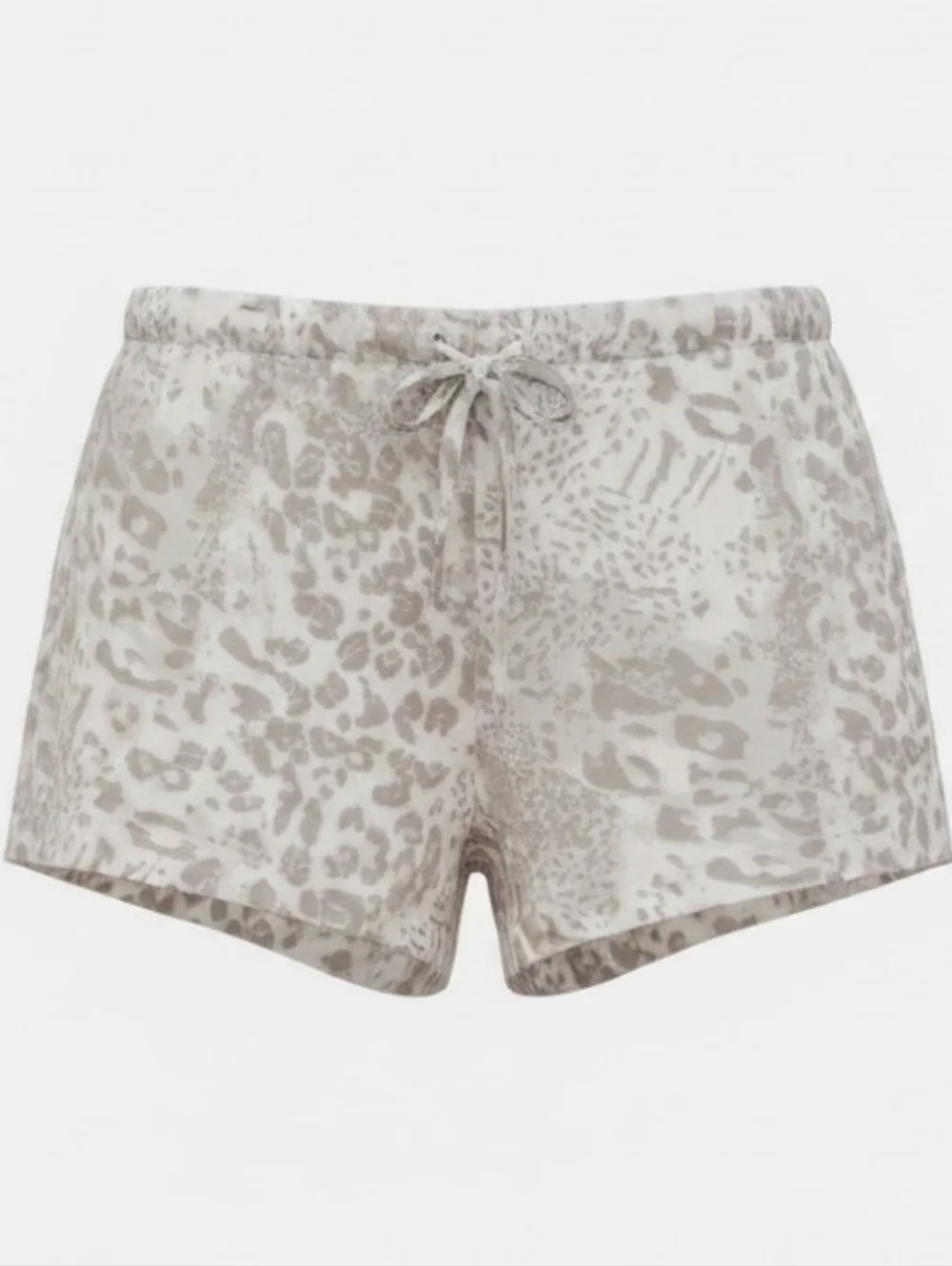Women's Neutral Animal Print Lounge Shorts